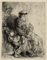 KG 03564
<br/>
Jacob liefkoost Benjamin (voorheen Abraham en Isaäc) ( B 33)
<br/>
<em>Rembrandt (1606-1669)</em>